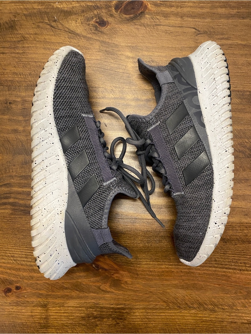 Adidas Men’s Gray Athletic Running Shoes - size 10 - see photos for details